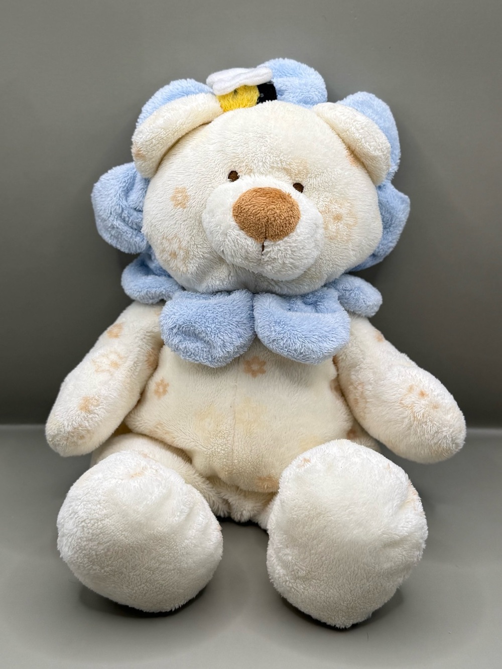 Vintage Ty Pluffies Baby Petals Blossom Bear Plush Stuffed Animal Tylux